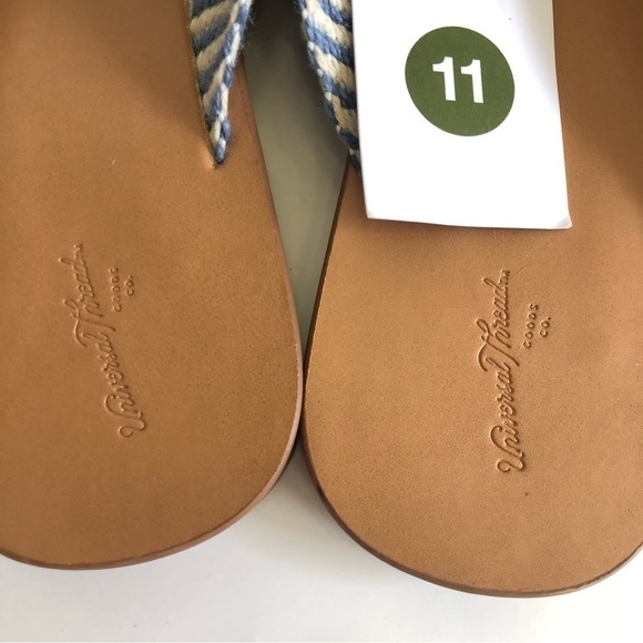 Universal Thread Women’s Louise Chevron Print Knotted Sandals Size 11 - Picture 5 of 10